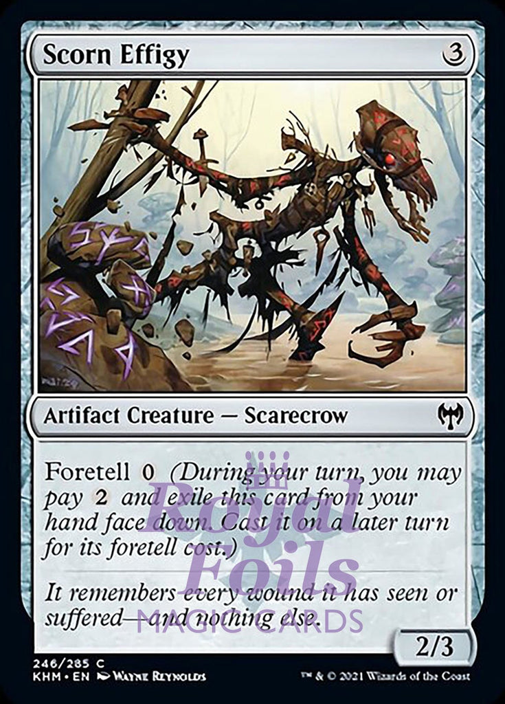 Scorn Effigy 4x FOIL KHM MTG Kaldheim Common MINT artifact Scorn Effigy 4x FOIL KHM MTG Kaldheim Common MINT artifact