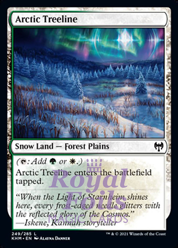 **2x FOIL Arctic Treeline** KHM MTG Kaldheim Common MINT green white land **2x FOIL Arctic Treeline** KHM MTG Kaldheim Common MINT green white land