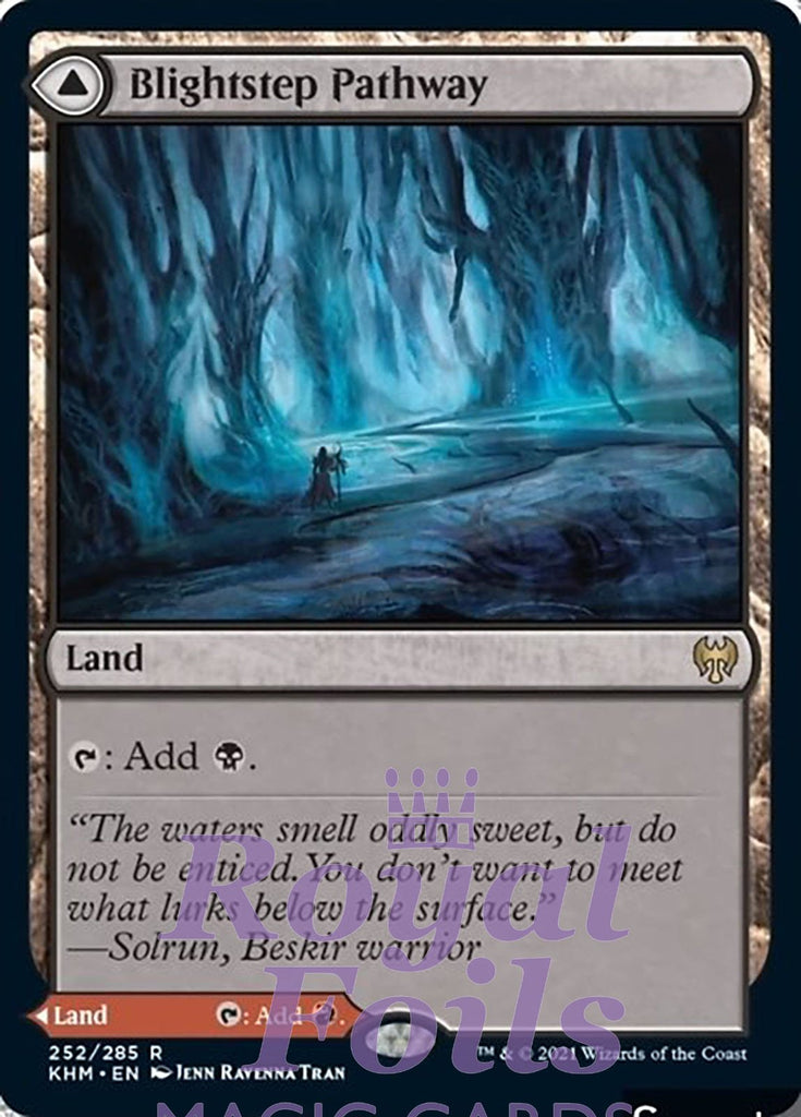 Blightstep Pathway // Searstep 1x FOIL KHM MTG Kaldheim Rare MINT land Blightstep Pathway // Searstep 1x FOIL KHM MTG Kaldheim Rare MINT land