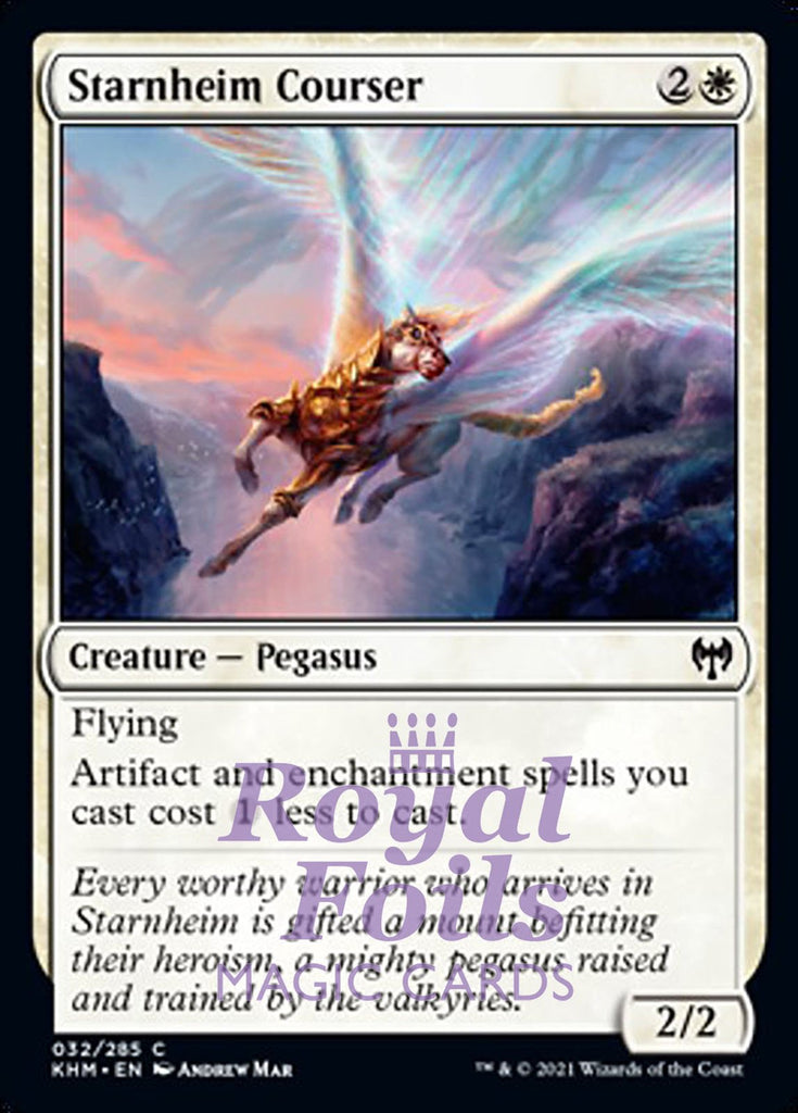 Starnheim Courser 4x FOIL KHM MTG Kaldheim Common MINT white Starnheim Courser 4x FOIL KHM MTG Kaldheim Common MINT white