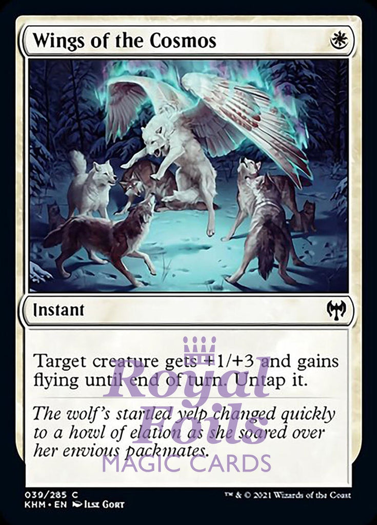 **4x FOIL Wings of the Cosmos** KHM MTG Kaldheim Common MINT white **4x FOIL Wings of the Cosmos** KHM MTG Kaldheim Common MINT white