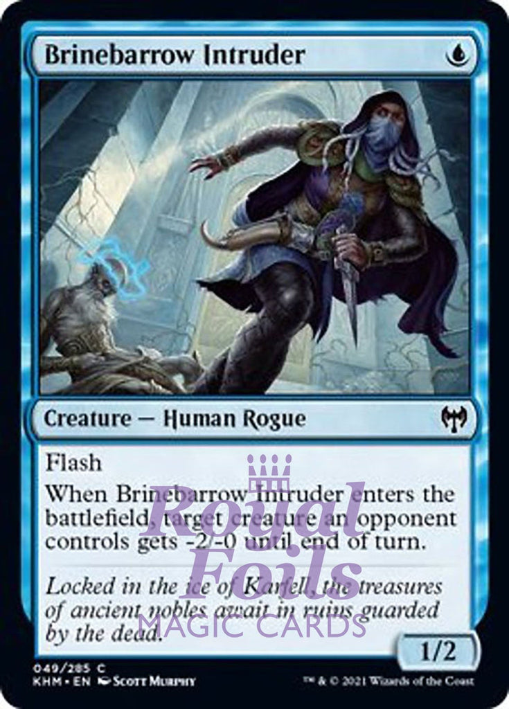 **4x FOIL Brinebarrow Intruder** KHM MTG Kaldheim Common MINT blue **4x FOIL Brinebarrow Intruder** KHM MTG Kaldheim Common MINT blue