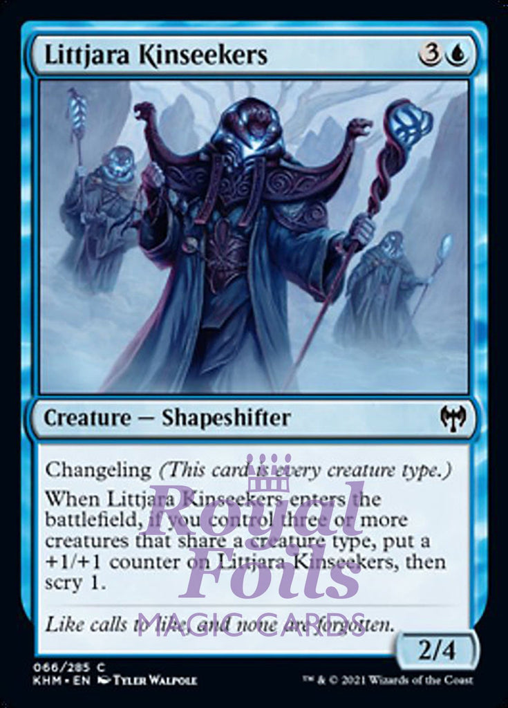**4x FOIL Littjara Kinseekers** KHM MTG Kaldheim Common MINT blue **4x FOIL Littjara Kinseekers** KHM MTG Kaldheim Common MINT blue