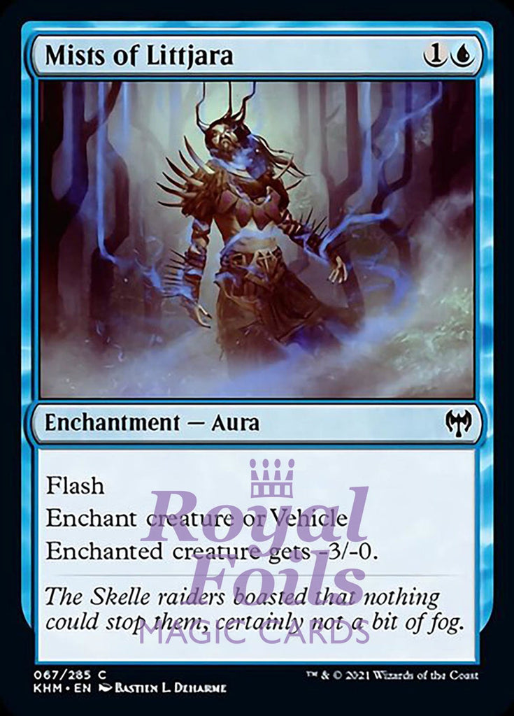 Mists of Littjara 4x FOIL KHM MTG Kaldheim Common MINT blue Mists of Littjara 4x FOIL KHM MTG Kaldheim Common MINT blue