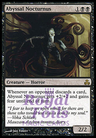 Abyssal Nocturnus 1x FOIL GPT MTG Guildpact Rare MINT black