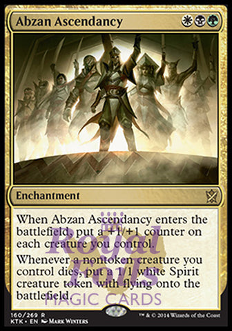 Abzan Ascendancy 2x FOIL MTG KTK Khans of Tarkir Rare MINT white black green