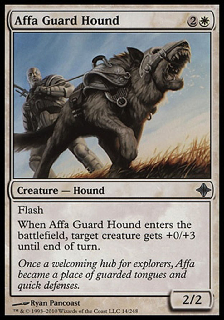 Affa Guard Hound 4x FOIL ROE MTG Rise of Eldrazi Uncommon 3 MINT + 1 NM white
