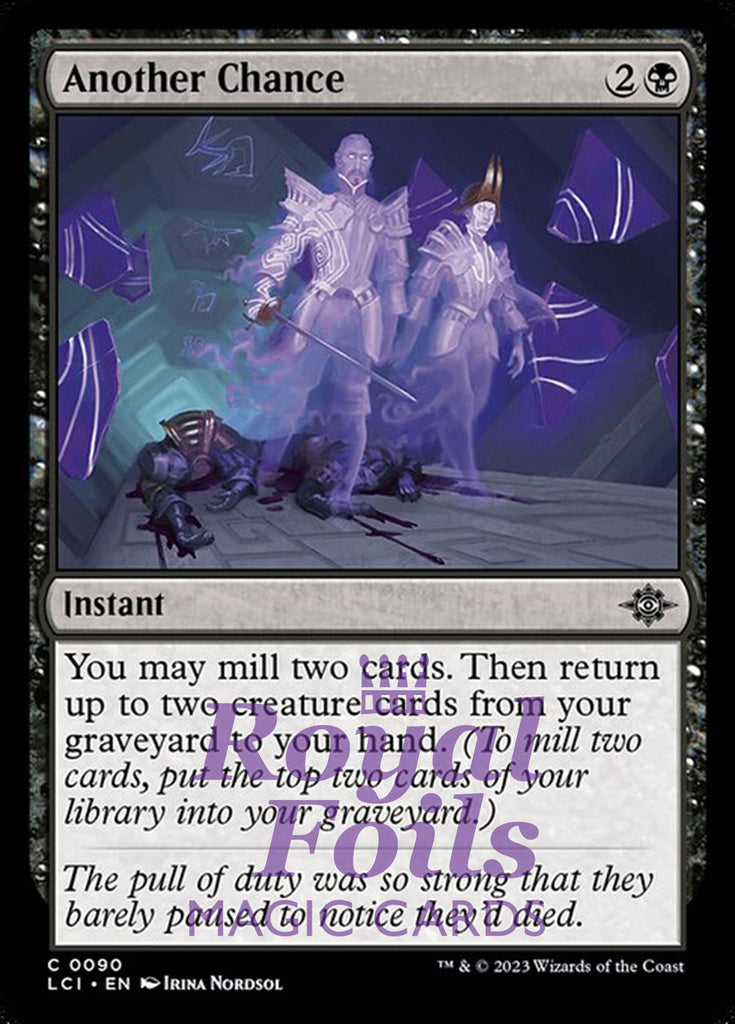 Another Chance 4x FOIL Lost Caverns of Ixalan MTG LCI Common MINT black