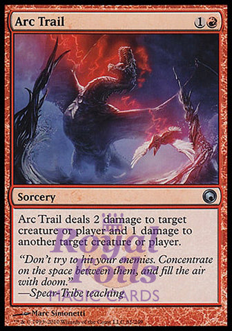 Arc Trail 1x FOIL SOM MTG Scars of Mirrodin Uncommon MINT red