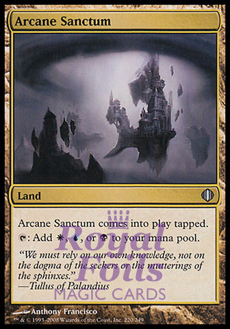 Arcane Sanctum 1x FOIL ALA MTG Shards of Alara Uncommon MINT land