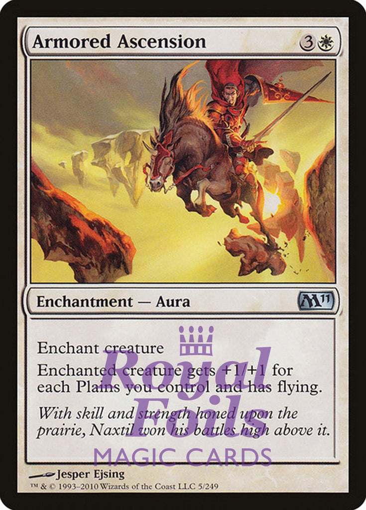 Armored Ascension 1x FOIL MTG M11 Core Set Uncommon MINT white