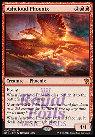 Ashcloud Phoenix 1x FOIL KTK MTG Khans of Tarkir Mythic MINT red