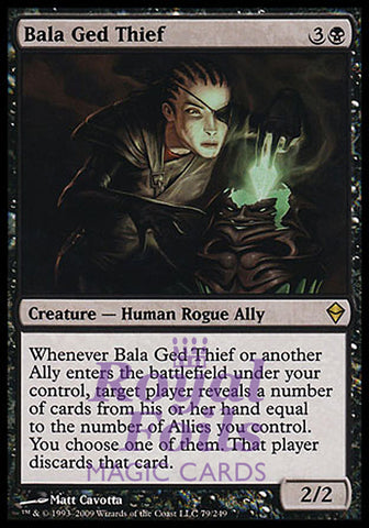 Bala Ged Thief 1x FOIL ZEN MTG Zendikar Rare MINT black