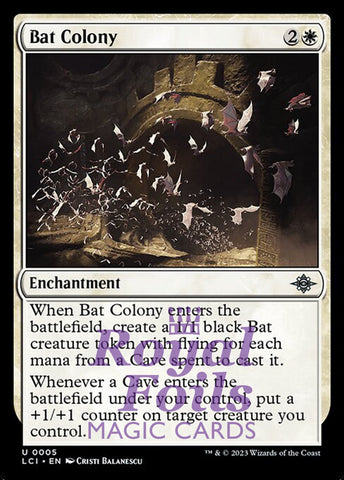 Bat Colony 4x FOIL Lost Caverns of Ixilan MTG LCI Uncommon MINT white