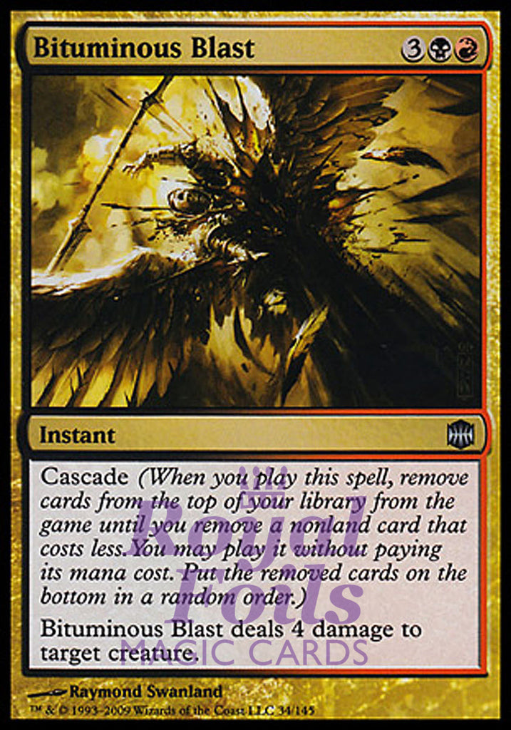 Bituminous Blast 2x FOIL ARB MTG Alara Reborn Uncommon MINT red black