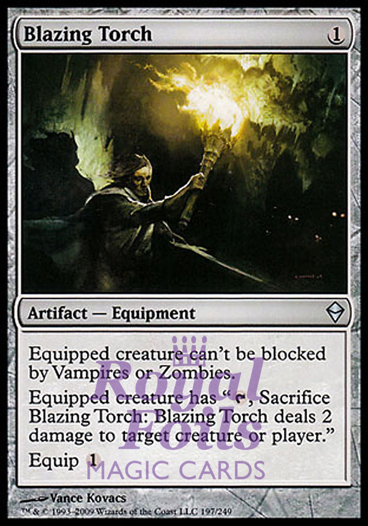 Blazing Torch 2x FOIL ZEN MTG Zendikar Uncommon MINT artifact