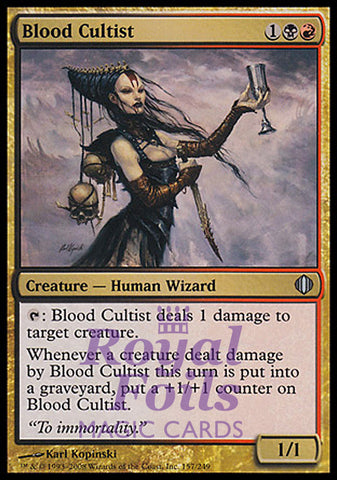 Blood Cultist 1x FOIL ALA MTG Shards of Alara Uncommon MINT black red