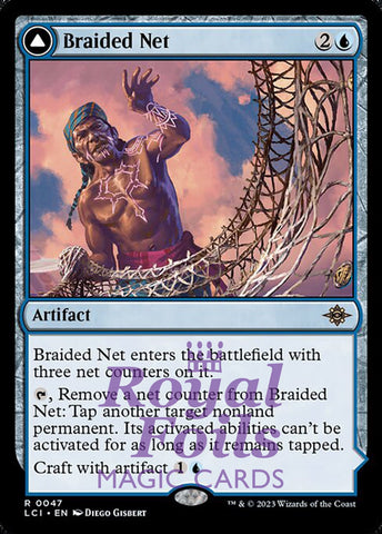 Braided Net 2x FOIL Lost Caverns of Ixilan MTG LCI Rare MINT blue