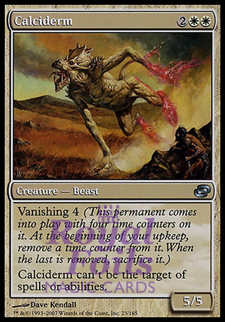 Calciderm 2x FOIL PLC MTG Planar Chaos Uncommon MINT white