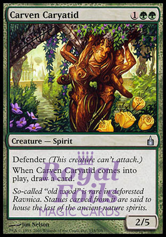 Carven Caryatid 1x FOIL RAV MTG Ravnica Uncommon MINT green
