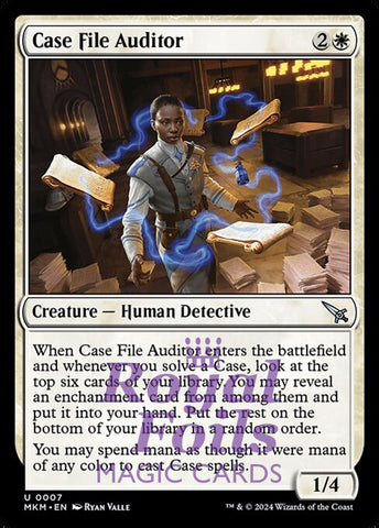 Case File Auditor 4x FOIL MTG Murders at Karlov Manor MKM Uncommon MINT white