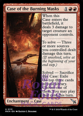 Case of the Filched Falcon 4x FOIL MTG Murders at Karlov Manor MKM Uncommon MINT blue