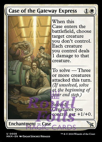 Case of the Gateway Express 2x FOIL MTG Murders at Karlov Manor MKM Uncommon MINT white