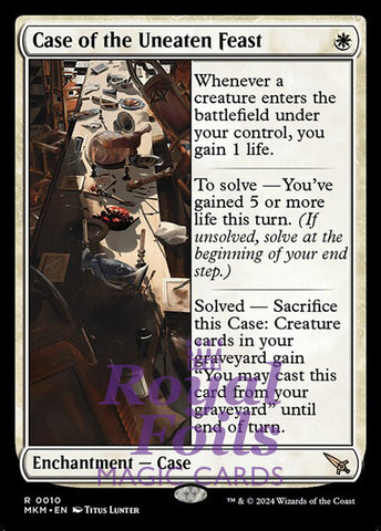 Case of the Uneaten Feast 1x FOIL MTG Murders at Karlov Manor MKM Rare MINT white