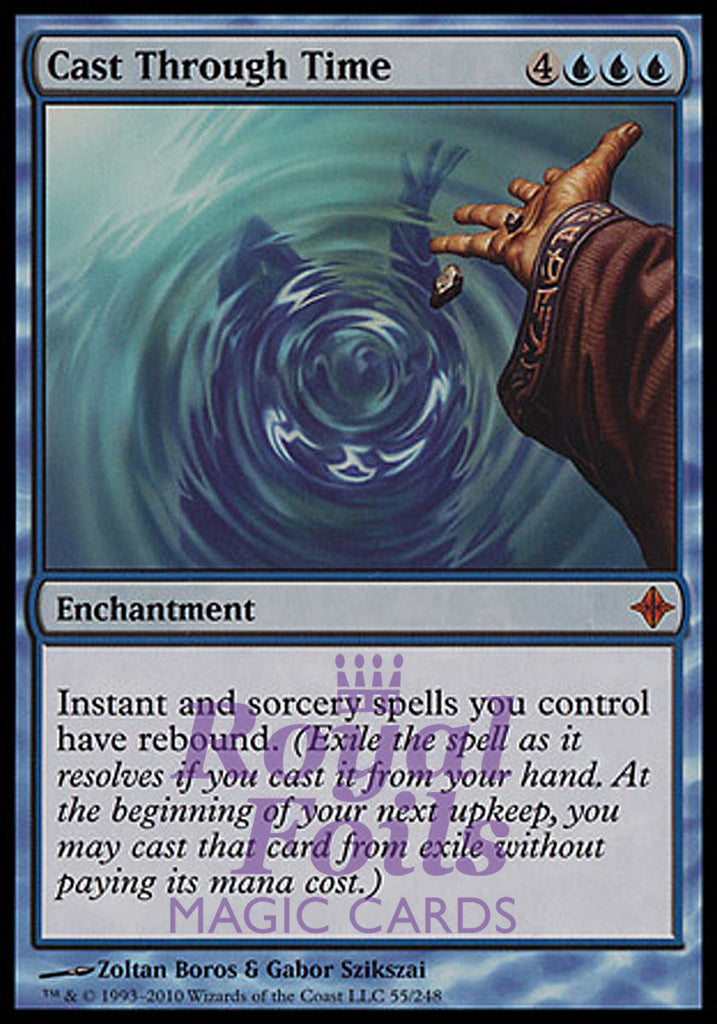 Cast Through Time 1x FOIL ROE MTG Rise of Eldrazi Mythic MINT blue