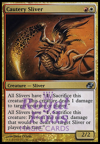 Cautery Sliver 1x FOIL PLC MTG Planar Chaos Uncommon MINT red white