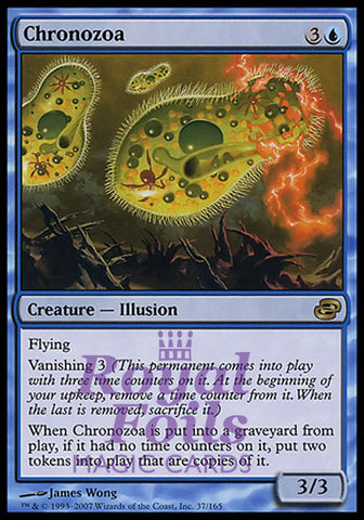 Chronozoa 1x FOIL PLC MTG Planar Chaos Rare MINT blue