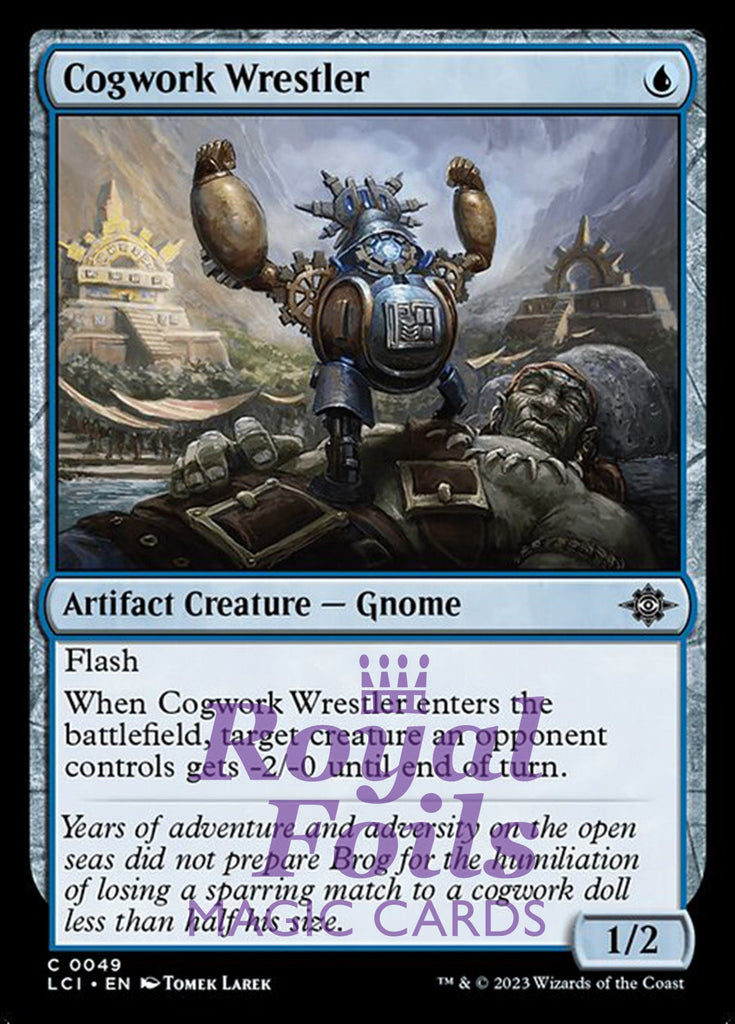 Cogwork Wrestler 4x FOIL Lost Caverns of Ixalan MTG LCI Common MINT blue