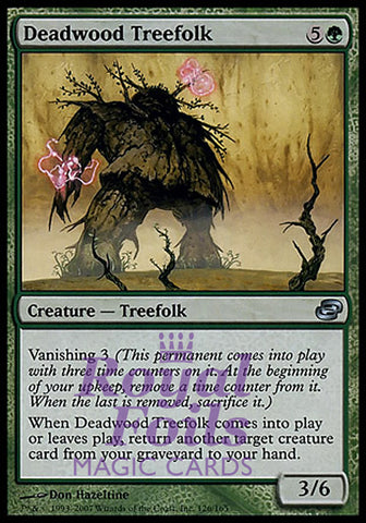 Deadwood Treefolk 1x FOIL PLC MTG Planar Chaos Uncommon MINT green
