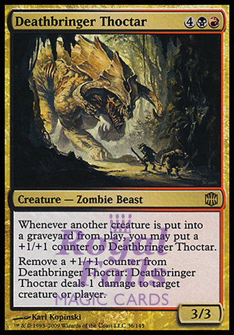 Deathbringer Thoctar 1x FOIL ARB MTG Alara Reborn Rare MINT black red