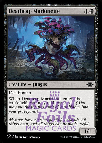 Deathcap Marionette 4x FOIL Lost Caverns of Ixalan MTG LCI Common MINT black