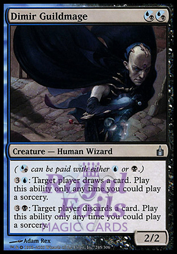 Dimir Guildmage 2x FOIL RAV MTG Ravnica Uncommon MINT blue black
