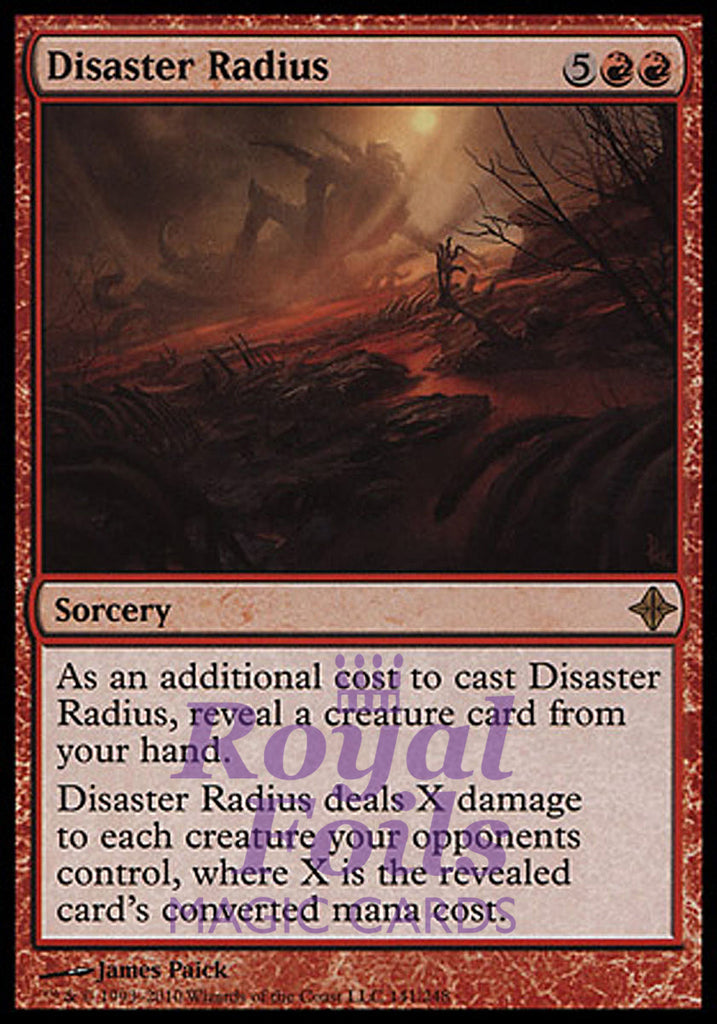 Disaster Radius 3x FOIL ROE MTG Rise of Eldrazi Rare NM red