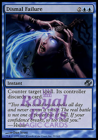 Dismal Failure 2x FOIL PLC MTG Planar Chaos Uncommon MINT blue instant