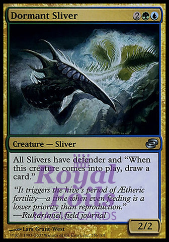Dormant Sliver 1x FOIL PLC MTG Planar Chaos Uncommon MINT green blue