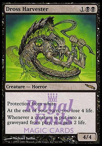 Dross Harvester 1x FOIL MDN MTG Mirrodin Rare MINT black