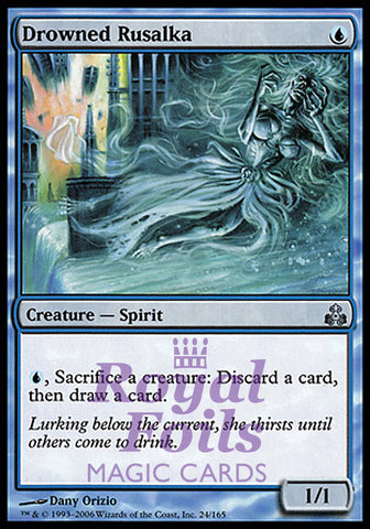 Drowned Rusalka 1x FOIL GPT MTG Guildpact Uncommon MINT blue