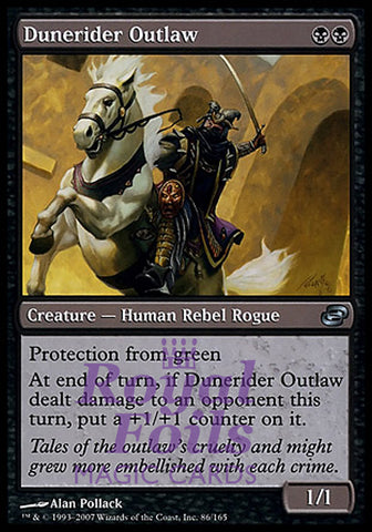 Dunerider Outlaw 3x FOIL PLC MTG Planar Chaos Uncommon 2 MINT + 1 NM black