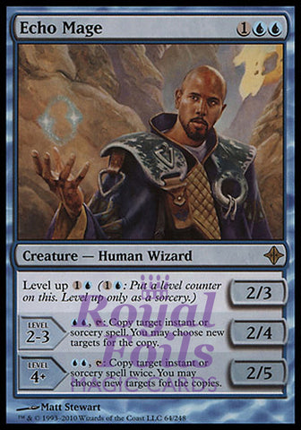 Echo Mage 1x FOIL ROE MTG Rise of Eldrazi Rare NM blue