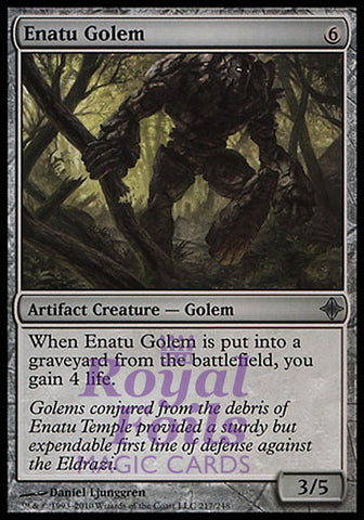 Enatu Golem 2x FOIL ROE MTG Rise of Eldrazi Uncommon 1 MINT + 3 NM artifact