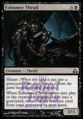 Exhumer Thrull 2x FOIL GPT MTG Guildpact Uncommon MINT black