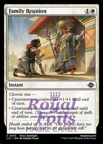 Family Reunion 4x FOIL Lost Caverns of Ixalan MTG LCI Common MINT white