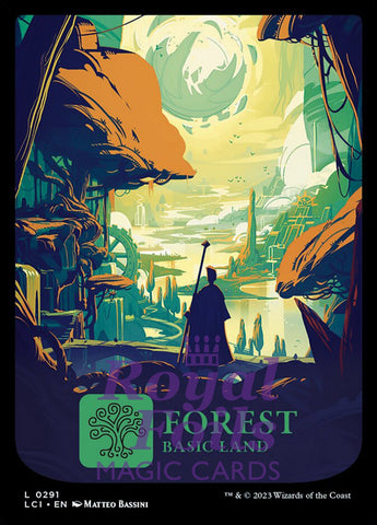 Forest 291 2x FOIL Lost Caverns of Ixalan MTG LCI Common MINT green basic land