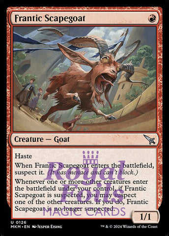 Frantic Scapegoat 4x FOIL MTG Murders at Karlov Manor MKM Uncommon MINT red