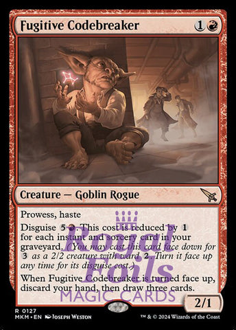 Fugitive Codebreaker 2x FOIL MTG Murders at Karlov Manor MKM Rare MINT red