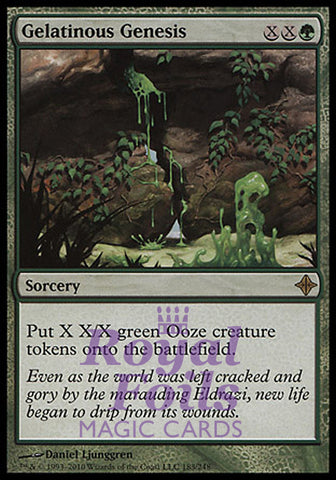 Gelatinous Genesis 1x FOIL ROE MTG Rise of Eldrazi Rare MINT green